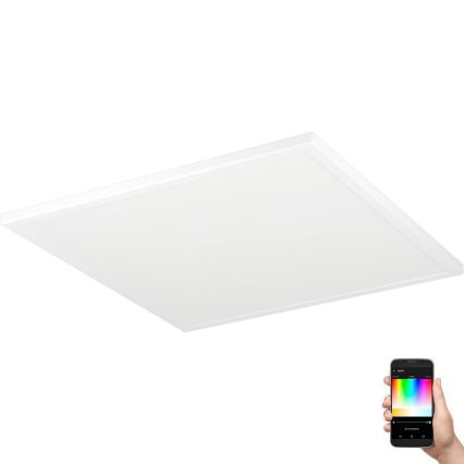 Eglo - LED RGBW Plafón regulable para el baño LED/17W/230V 2700-6500K 50x50 cm IP44 blanco ZigBee
