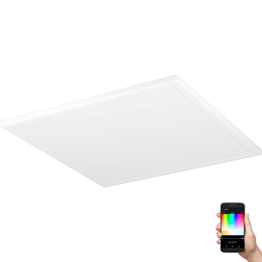 Eglo - LED RGBW Plafón regulable para el baño LED/17W/230V 2700-6500K 50x50 cm IP44 blanco ZigBee