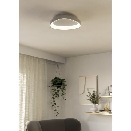 Eglo - Plafón LED regulable LED/12W/230V 2700-6500K blanco + control remoto