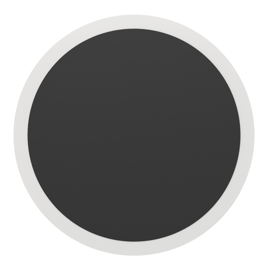 Eglo - Aplique LED LED/12W/230V 3000K diá. 17 cm negro