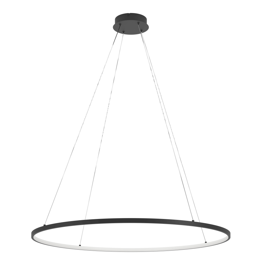 Eglo - Lámpara de araña LED regulable LED/40W/230V 2700-6500K negro + control remoto