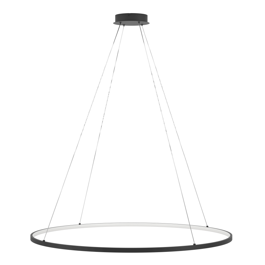 Eglo - Lámpara de araña LED regulable LED/40W/230V 2700-6500K negro + control remoto