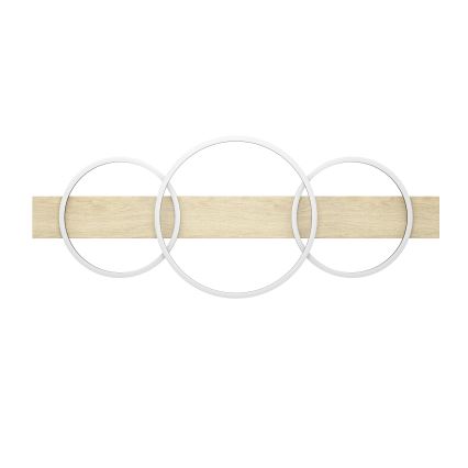 Eglo - Plafón LED 3xLED/12W/230V 3000K beige/negro