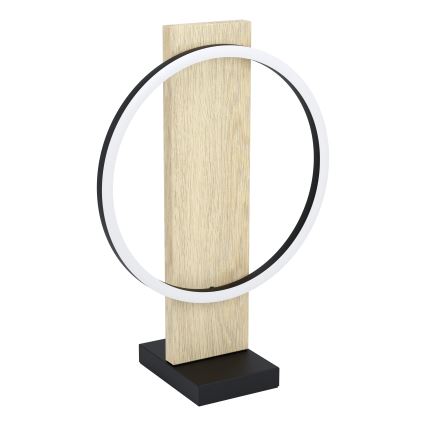 Eglo - Lámpara de mesa LED LED/12W/230V 3000K beige/negro