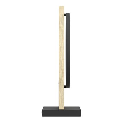 Eglo - Lámpara de mesa LED LED/12W/230V 3000K beige/negro