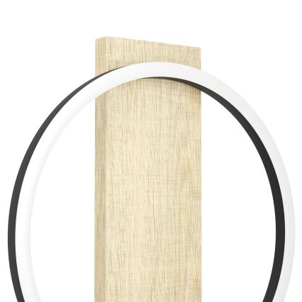 Eglo - Lámpara de mesa LED LED/12W/230V 3000K beige/negro