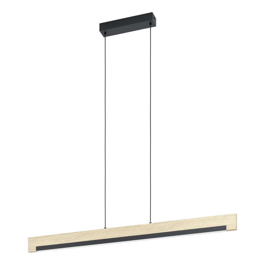 Eglo - Lámpara de araña LED regulable LED/25,5W/230V 3000K negro/beige