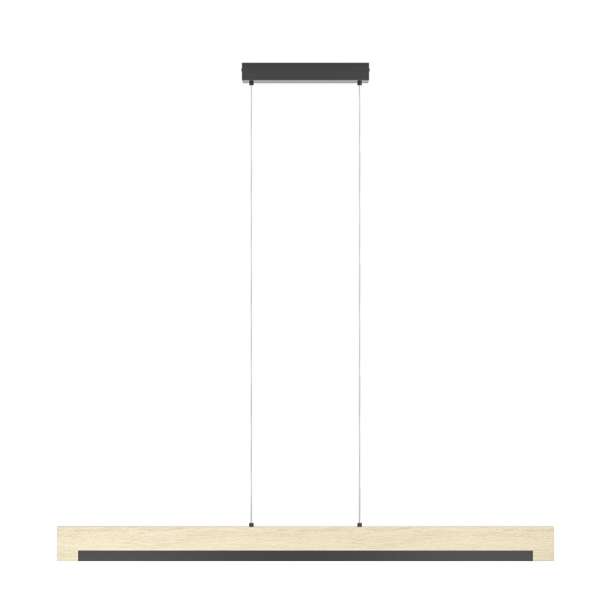 Eglo - Lámpara de araña LED regulable LED/25,5W/230V 3000K negro/beige