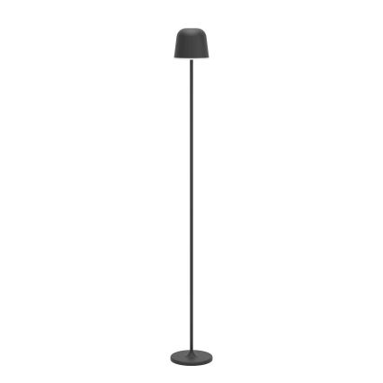 Eglo - Lámpara de pie recargable de exterior regulable LED/4,3W/5V 2400/3000/4000K IP54 negro