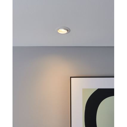 Eglo - SET 3x Lámpara empotrable LED 1xGU10/4W/230V blanco