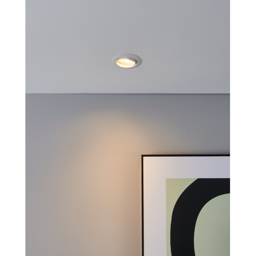 Eglo - SET 3x Lámpara empotrable LED 1xGU10/4W/230V blanco