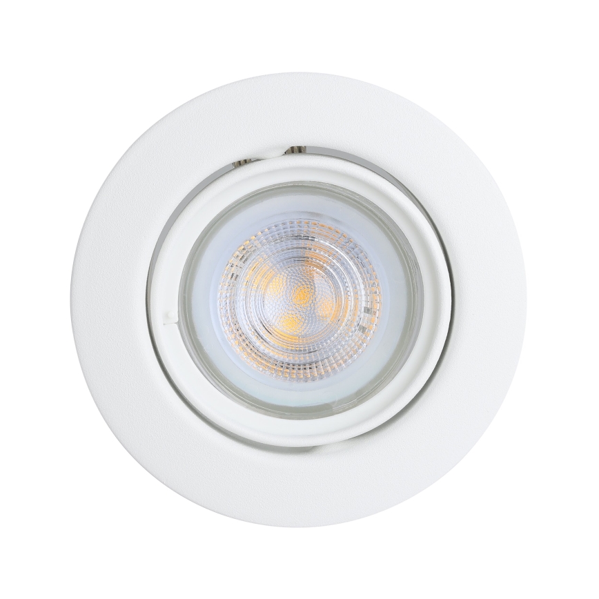 Eglo - SET 3x Lámpara empotrable LED 1xGU10/4W/230V blanco