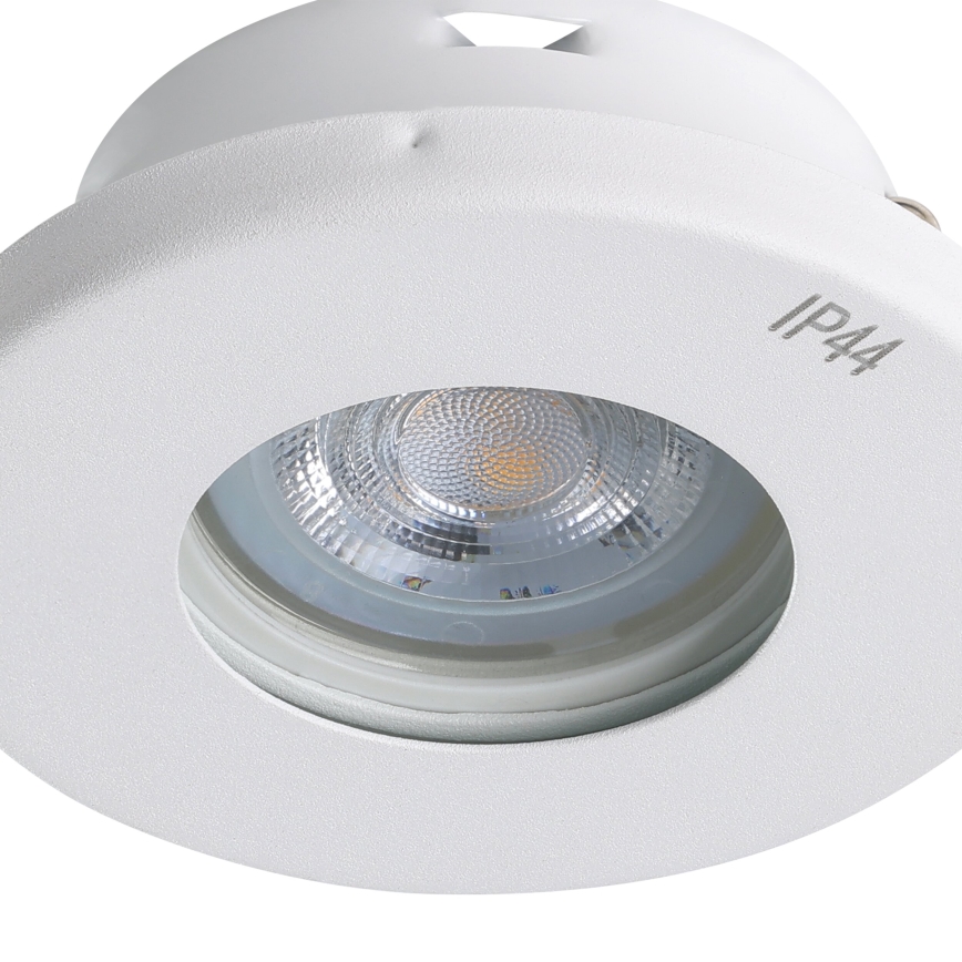 Eglo - SET 3xLED Lámpara empotrable de baño 1xGU10/4W/230V IP44 blanco