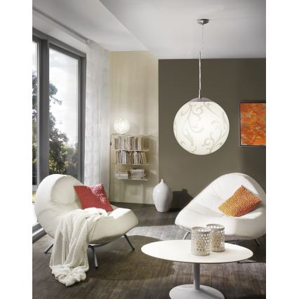 Eglo 90742 - Lámpara colgante REBECCA 1xE27/60W/230V