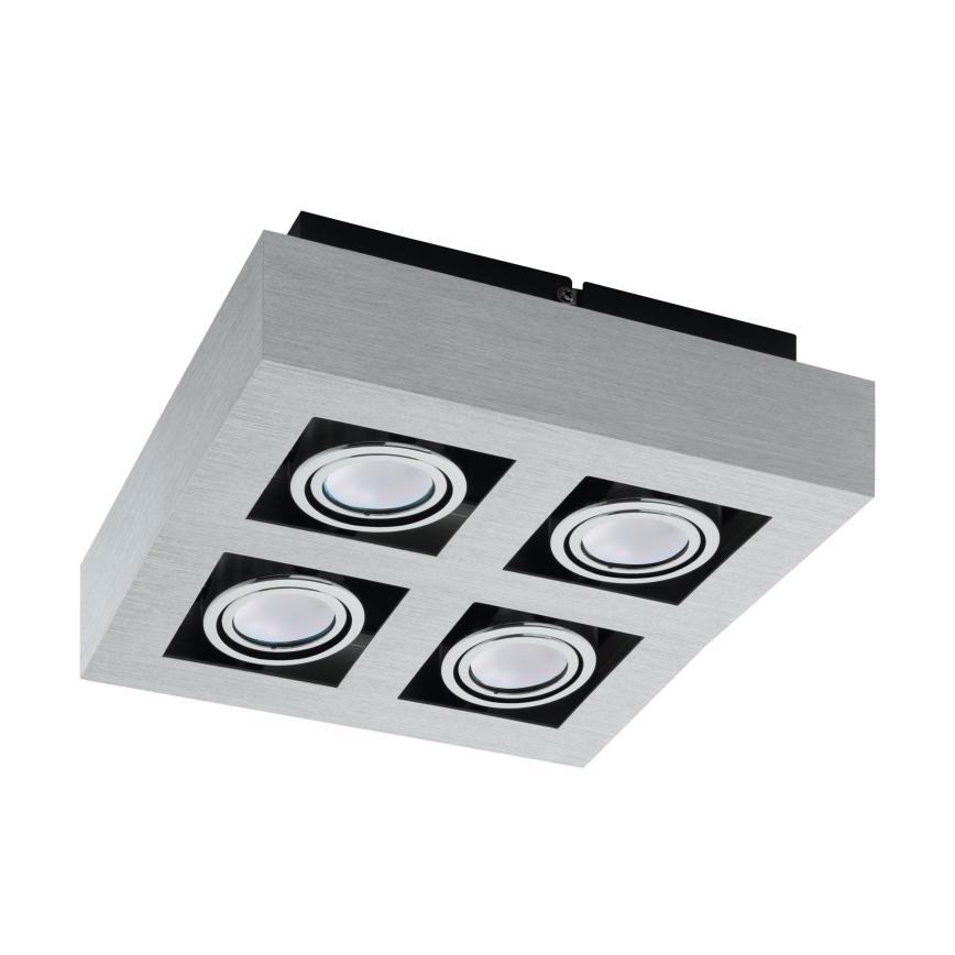 Eglo 91355 - Plafón LED LOKE 1 4xGU10-LED/5W/230V