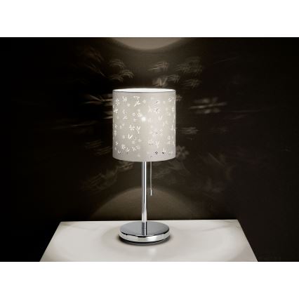 Eglo 91395 - Lámpara de mesa CHICCO 1 1xE27/60W/230V