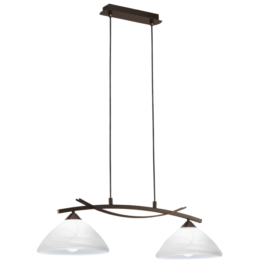 Eglo - Lámpara colgante 2xE27/60W/230V
