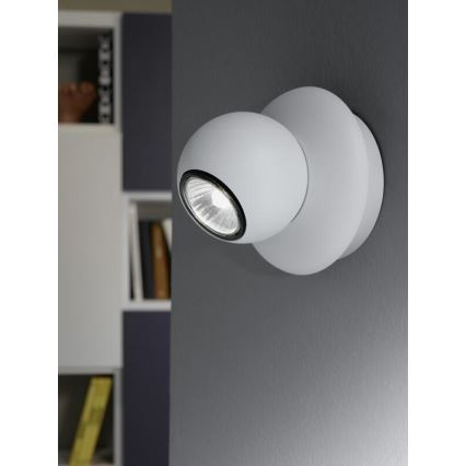 EGLO 91613 - Foco NORBELLO 1 1xGU10/50W blanco