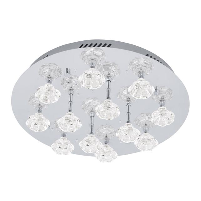 EGLO 91982 - Plafón LED FELICINO 12xG4/10W + 1,92W LED