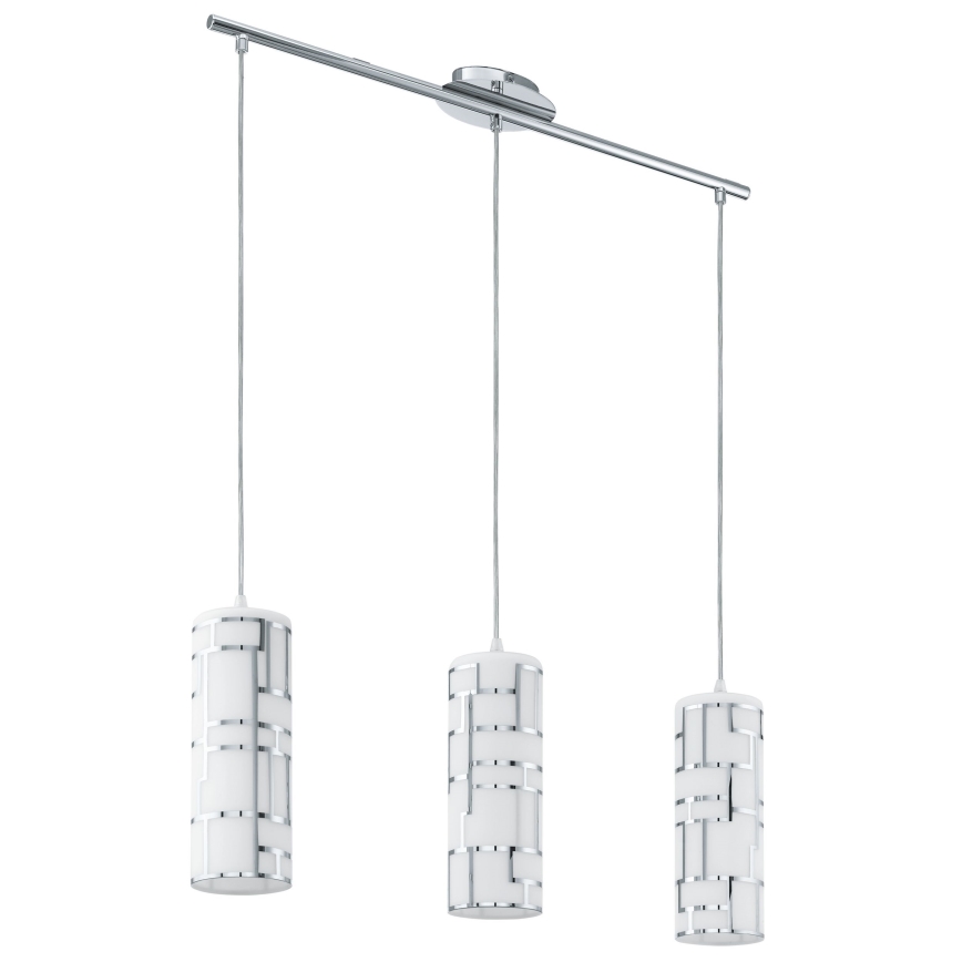 Eglo - Lámpara de araña en cadena 3xE27/60W/230V