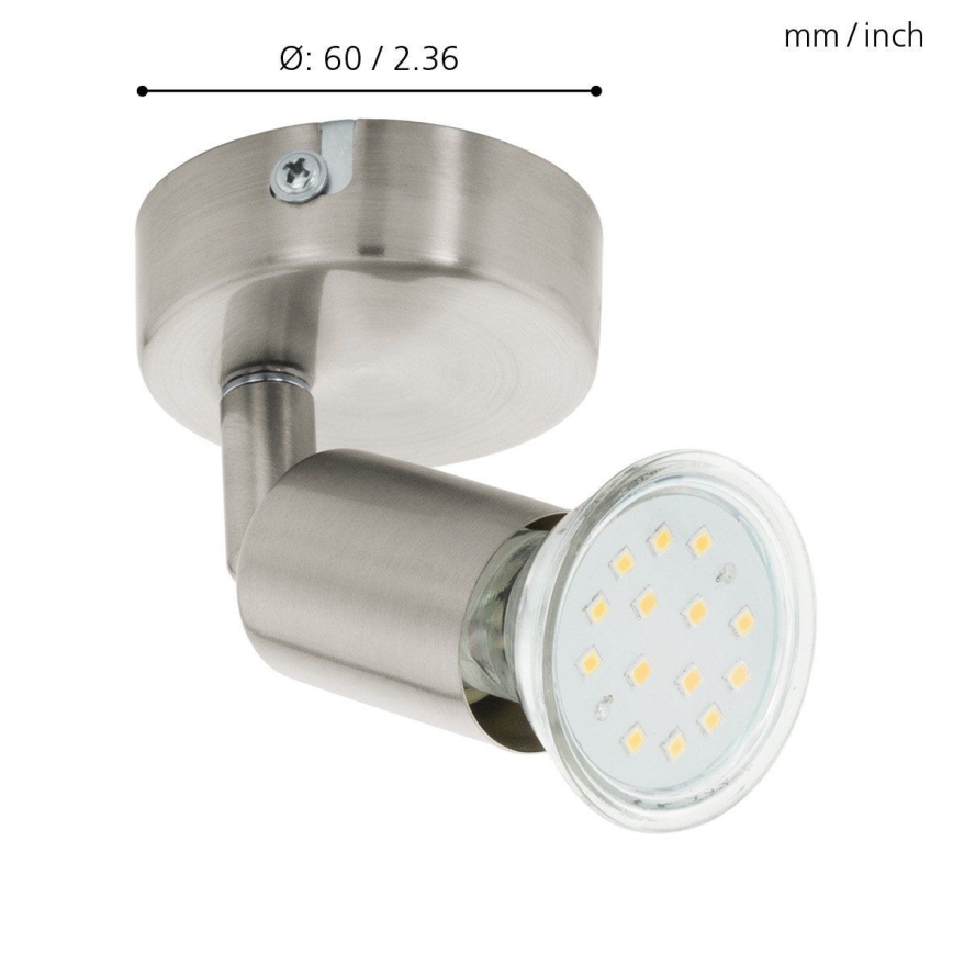 Eglo - Foco LED de pared LED 1xGU10/2,8W/230V
