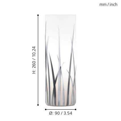 Eglo - Lámpara de mesa 1xE27/60W/230V