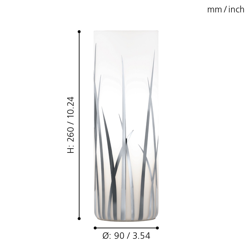 Eglo - Lámpara de mesa 1xE27/60W/230V