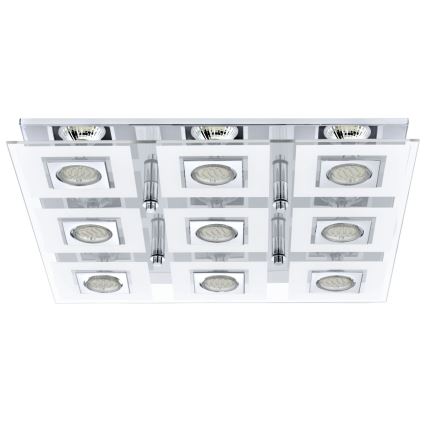 Eglo - Plafón LED 9xGU10/3W/230V