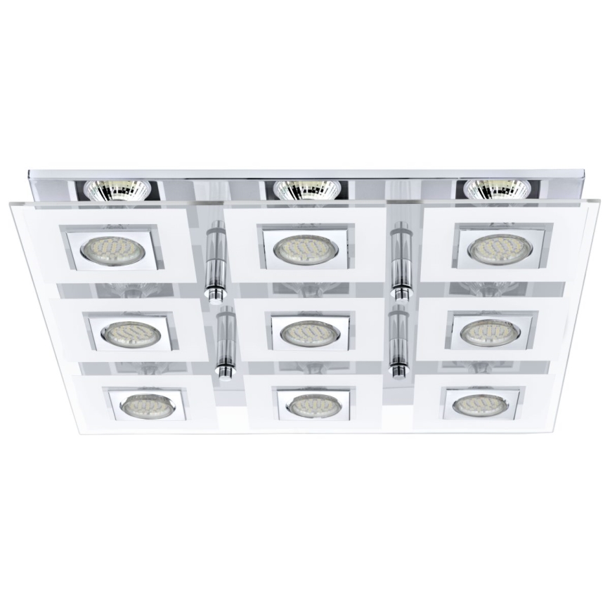 Eglo - Plafón LED 9xGU10/3W/230V