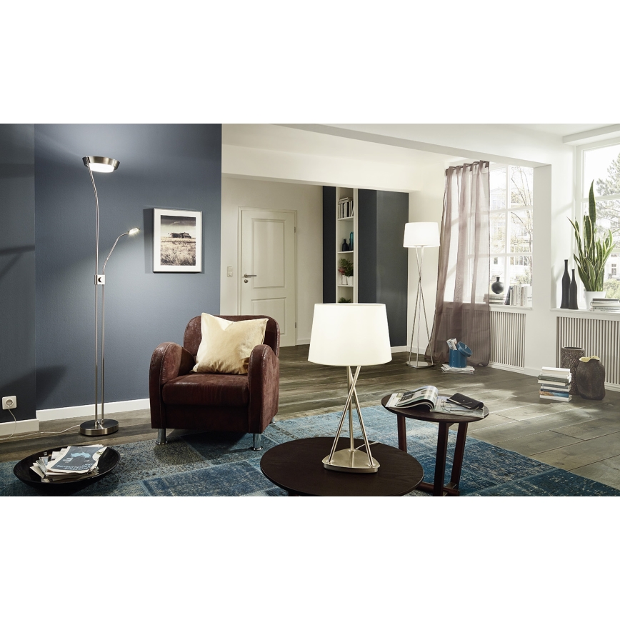 Eglo 92893 - Lámpara de mesa  BELORA 1xE27/60W/230V