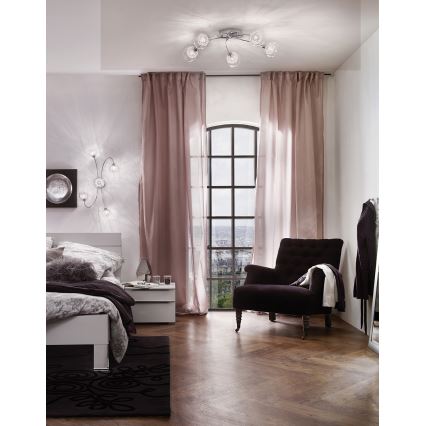 Eglo 93055 - Plafón OVIEDO 5XG9/33W/230V