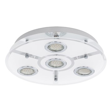 EGLO 93107 - Plafón LED CABO 4xGU10/3W LED