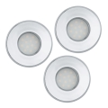 Eglo 93219 - SET 3x Iluminación LED empotrada para el baño IGOA 3xGU10-LED/5W/230V