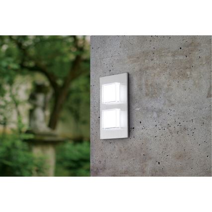 Eglo 93365 - Aplique LED exterior PIAS 2xLED/2,5W/230V IP44