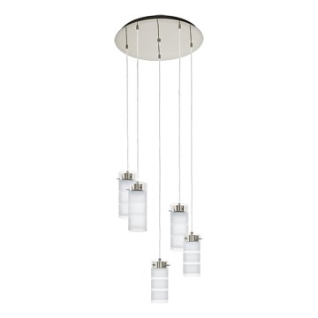 Eglo 93545 - Lámpara LED colgante OLVERO 5xGX53/7W/230V