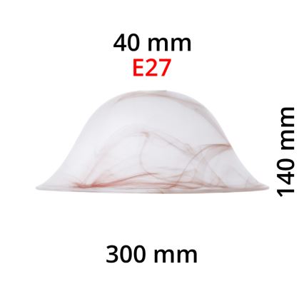 Eglo 93602 - Pantalla - vidrio de alabastro E27 diá.30 cm