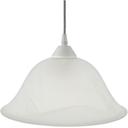 Eglo 93603 - Pantalla vidrio de alabastro blanco E27 diá.30 cm