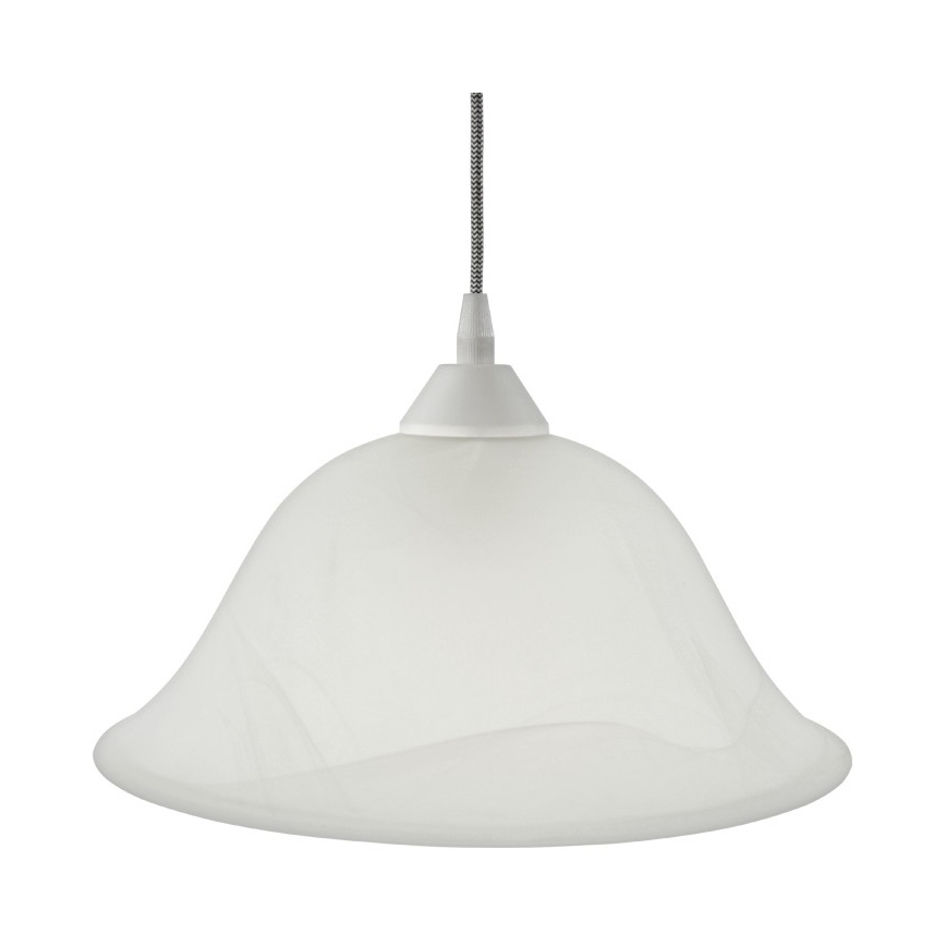 Eglo 93603 - Pantalla vidrio de alabastro blanco E27 diá.30 cm
