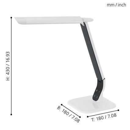 Eglo - Lámpara LED regulable LED/6W/230V