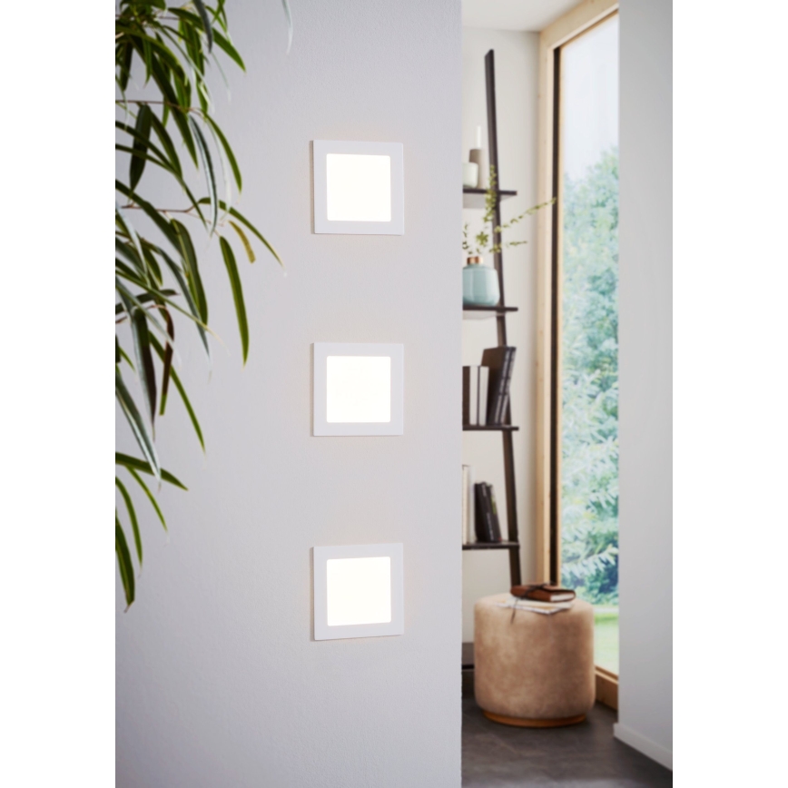 Eglo 94061 - Iluminación LED empotrada de techo FUEVA 1 LED/10,95W/230V