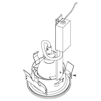 Eglo - Iluminación LED empotrada para el baño 1xGU10/5W/230V IP65