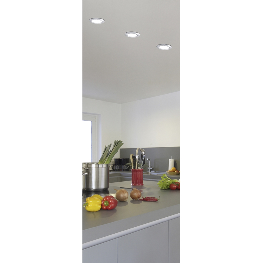 Eglo - Iluminación LED empotrada de techo 1xGU10-LED/5W/230V