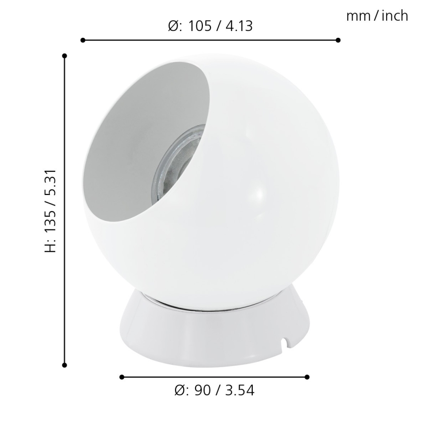 Eglo - Aplique 1xGU10-LED/3,3W/230V