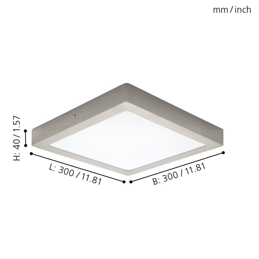 Eglo 94528 - Plafón LED FUEVA 1 LED/22W/230V