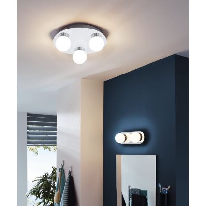 Eglo - Iluminación LED para el baño 3xLED/3,3W/230V IP44