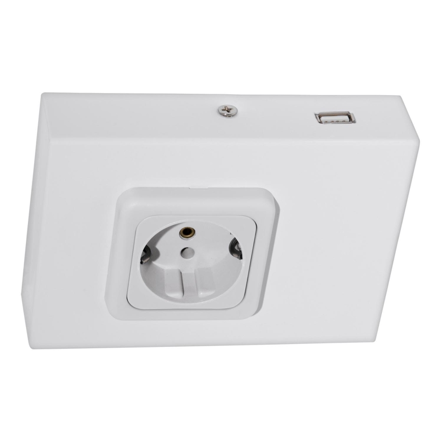 Eglo 94665 - Enchufe bajo mueble de cocina SCHUKO incluye USB TAXANO