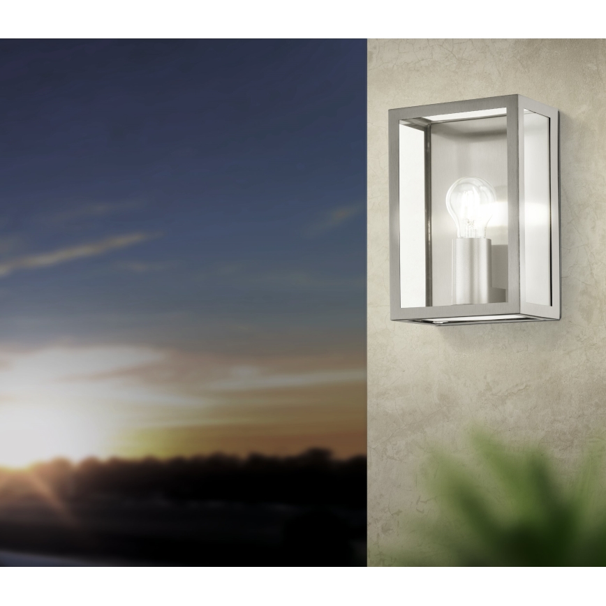 Eglo - Lámpara exterior 1xE27/60W/230V IP44