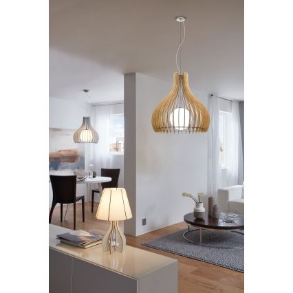 Eglo 94951 - Lámpara de mesa COSSANO 1xE27/60W/230V