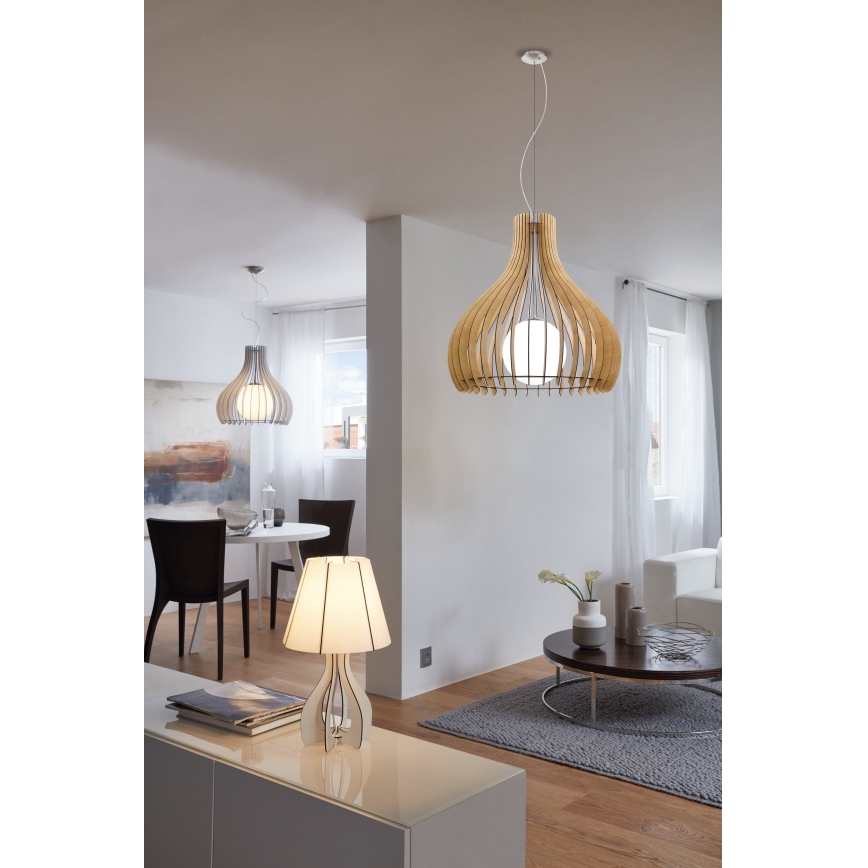 Eglo 94951 - Lámpara de mesa COSSANO 1xE27/60W/230V