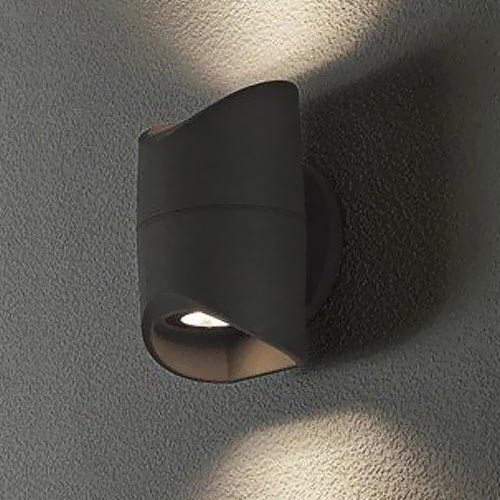 Eglo 95076 - Aplique exterior ABRANTES 2xLED/6W/230V IP44